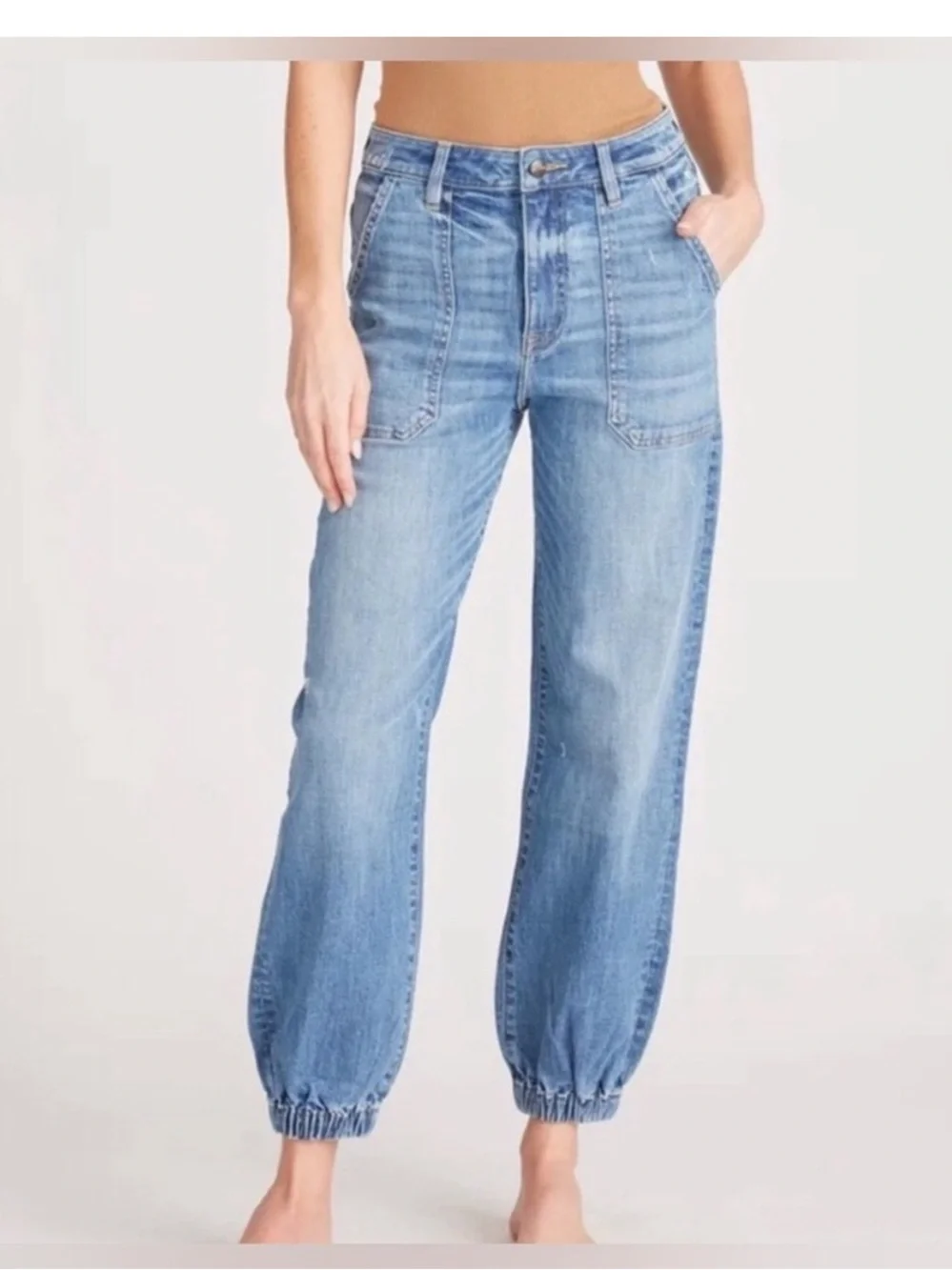 Free People Driftwood Jogger Jeans Women 27